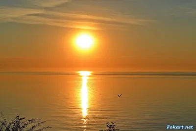 Восход на море - красивые фото