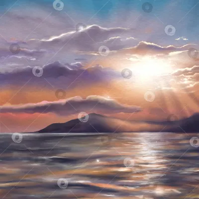 Восход Солнца Над Морем. Яркое Отражение В Воде. Фотография, картинки,  изображения и сток-фотография без роялти. Image 33826780