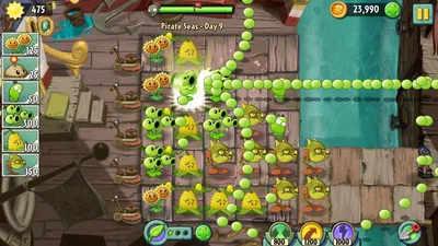 Скачать Plants vs Zombies 2 (MOD, много монет/камней/солнц) 11.1.1 APK на  андроид