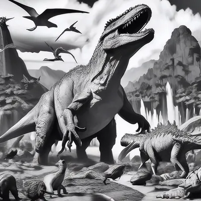 Динозавры: история, эволюция и вымирание» — создано в Шедевруме