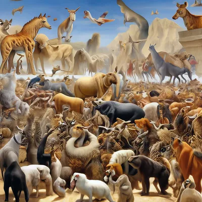 Сборище всех животных мира» — создано в Шедевруме