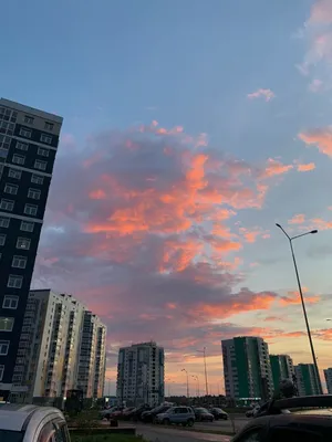 Красивый закат в любимом городе ) | Пикабу