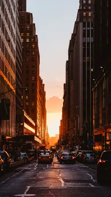 Вчера (15.05.2018) закат над Нью-Йорком заставил выглядить город будто он в  огне / Нью-Йорк (нью йорк) :: красивые картинки :: reddit :: город :: закат  :: Америка :: art (арт) / картинки,