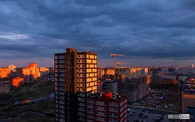 Закат в городе | Фотограф Владимир Лукьянов Москва