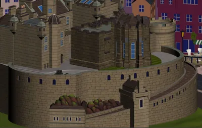 Картинки замков из мультфильмов фотографии