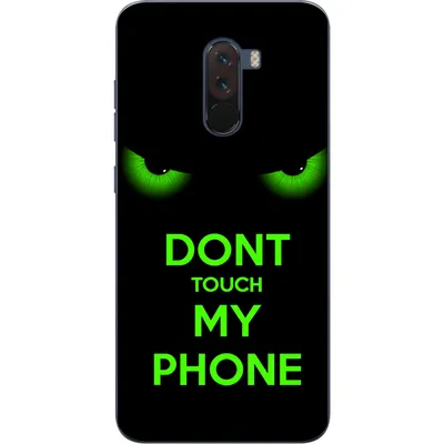 Для Xiaomi Poco x3 NFC 3D -рисунок кожаный телефон (зеленые глаза)