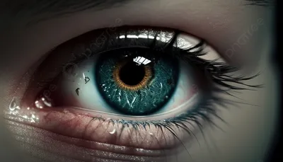 Показан женский глаз со слезами в котором сияет свет, картинка травма глаза,  глаз, рана фон картинки и Фото для бесплатной загрузки