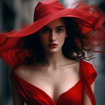 Картина Женщина в красном ᐉ Silaya Helena ᐉ онлайн-галерея Molbert.