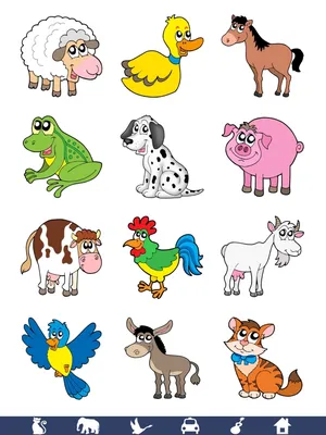 Картинки - раскраски животных. Распечатайте или скачайте онлайн!