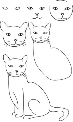 Рисунки животных для срисовки