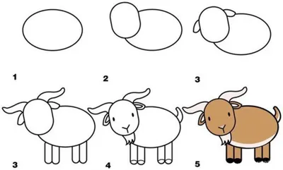 Рисуем животных простым карандашом. Уроки для детей 4-7 лет. | Дети, Уроки  рисования, Рисование