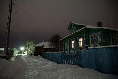 Зима в деревне — Latifundist.com