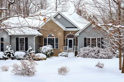 Снежное жилище 3d визуализация дома зимой, дом, 3д дом, иллюстрация дома  фон картинки и Фото для бесплатной загрузки