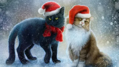 Fantasy зима котик» — создано в Шедевруме