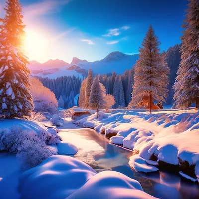 Зима-лето, красиво, профессиональное …» — создано в Шедевруме