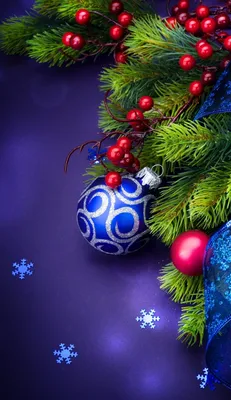 Image Christmas Snowflakes Snow Balls Pine cone 640x960