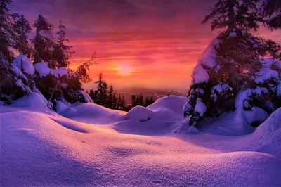 Фотография Зимний закат из раздела пейзаж #7216218 - фото.сайт - sight.photo