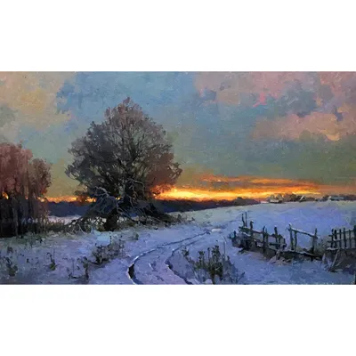 Картинки зима, закат, деревня, забор, солнце - обои 2560x1600, картинка  №210808