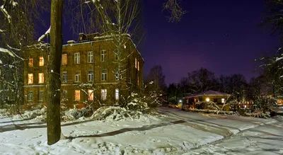 Зимняя улица ночью - фото и картинки: 87 штук