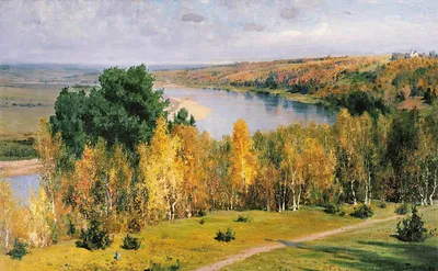 Золотая осень, 1893, Поленов Василий, Государственный музей-заповедник В.  Д. Поленова, Поленово картины художника ArtRussia