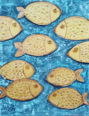 Картина Золотые рыбки интерьерная картина с золотом фен-шуй рыбы декор  купить в интернет-магазине Ярмарка Мастеров по цене 16000 ₽ – MKZ4MBY |  Картины, Череповец - доставка по России