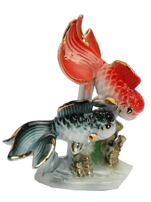Статуэтка Три золотые рыбки фарфор (15х14,5х7,5 см) (ID#1352968154), цена:  622.70 ₴, купить на Prom.ua
