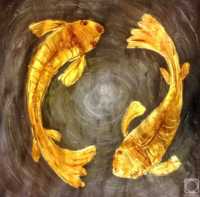 Золотые рыбки» картина Смородинова Руслана маслом на холсте — заказать на  ArtNow.ru