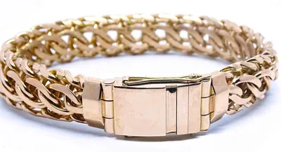 Набор золотых браслетов, 4 штуки купить по цене 119.54 ₽ в  интернет-магазине KazanExpress