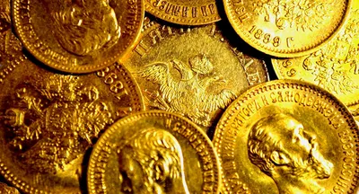 Золотые монеты, изготовление золотых монет на заказ