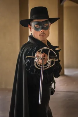 Zorro Hat and Eye Mask Adult Halloween Accessory - Walmart.com