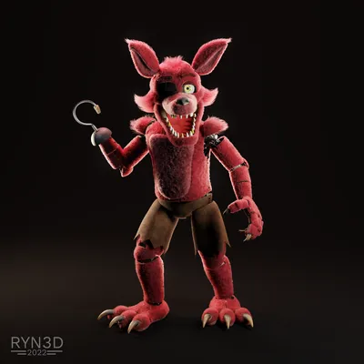 Withered Foxy FNaF VR HW - Download Free 3D model by Captian Allen  (@Allen_Animations) [ae92592]