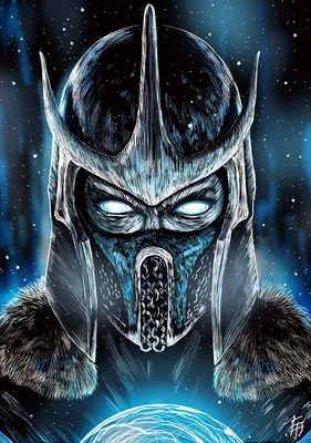 Sub-Zero Mortal Kombat Poster Art Painting - Framed - NEW USA | eBay