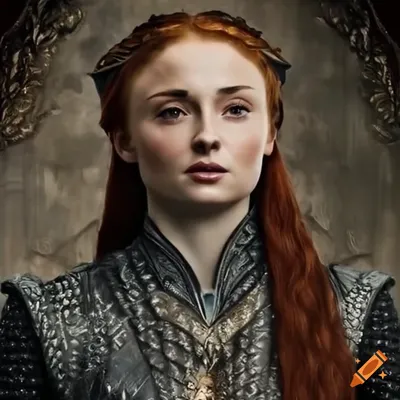 Queen sansa stark on Craiyon