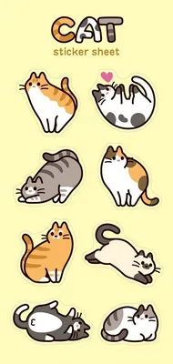 Милые котики рисунки для срисовки из пинтереста (29 шт)