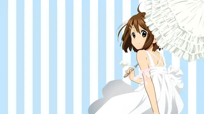 Yui Hirasawa. Юи Хирасава. K-On! «Кэйон!». Дакимакура двусторонняя. —  Дарума-Ин