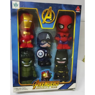 Набор фигурок Мстители Капитан Америка, Человек Паук, Халк 3 шт. по 17 СМ -  купить с доставкой по выгодным ценам в интернет-магазине OZON (553846861)