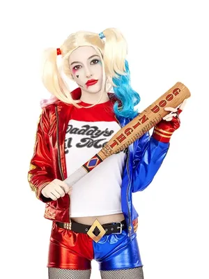 Карнавальный костюм Harley Quinn взрослый женщине, комплект Karnaval Land  78373005 купить за 2 047 ₽ в интернет-магазине Wildberries