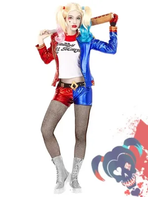 Карнавальный костюм Harley Quinn взрослый женщине, комплект Karnaval Land  78373005 купить за 2 047 ₽ в интернет-магазине Wildberries