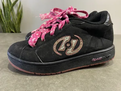 Heelys 7229 Womens 5 Youth 4 Black Pink Roller Skate Wheel Shoes | eBay
