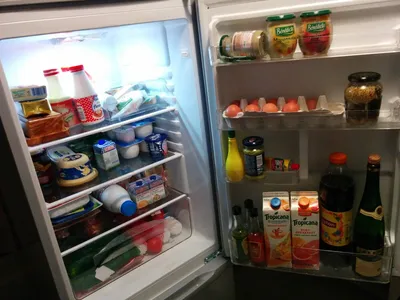 Фото Холодильника с едой в Full HD: реалистичное изображение