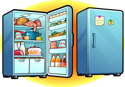 Фотографии холодильника с огромным выбором продуктов для гурманов