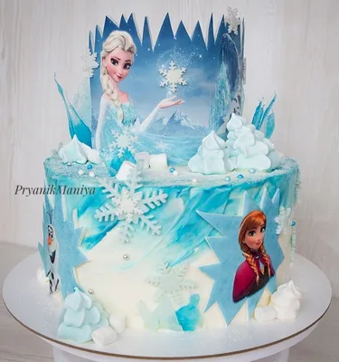 торт Эльза холодное сердце / Cake Elsa - Cold Heart - YouTube