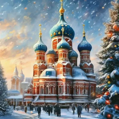 Онлайн пазл «Церковь зимой»