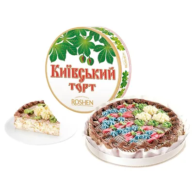 Торт «Киевский» с грецким орехом с бесплатной доставкой на дом из  «ВкусВилл» | Москва и вся Россия