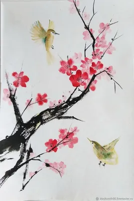 Картины фрески \"Китайский рисунок желтый лотос\" - арт 001000994 | Купить в  интернет-магазине Фото в дом - Фото в дом