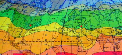 Климатические зоны Беларуси и России