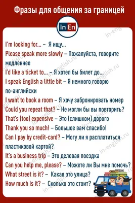 Фразы для общения за границей на английском | Английский, Уроки письма,  Математические выражения