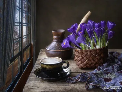Чашка кофе в ожидании весны. Фотограф Приходько Ирина