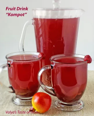Rhubarb Compote (Polish Drink Kompot) - Ilona's Passion