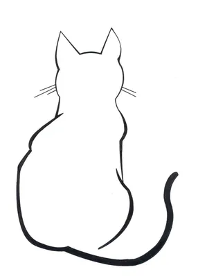 Кошка Контур Домашний Питомец - Бесплатная векторная графика на Pixabay -  Pixabay